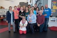 Kinaesthetics-træner uddannelse niveau 2 i Flensborg - gruppebillede af deltagere og instruktører