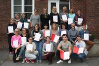 Kinaesthetics-træner uddannelse niveau 1 i Flensborg - gruppebillede af deltagere og instruktører